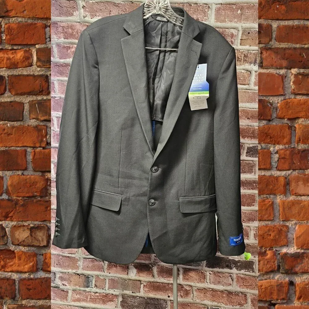 Men's‎ HAGGAR Smart Wash Slim Fit Suit Separates Jacket 42